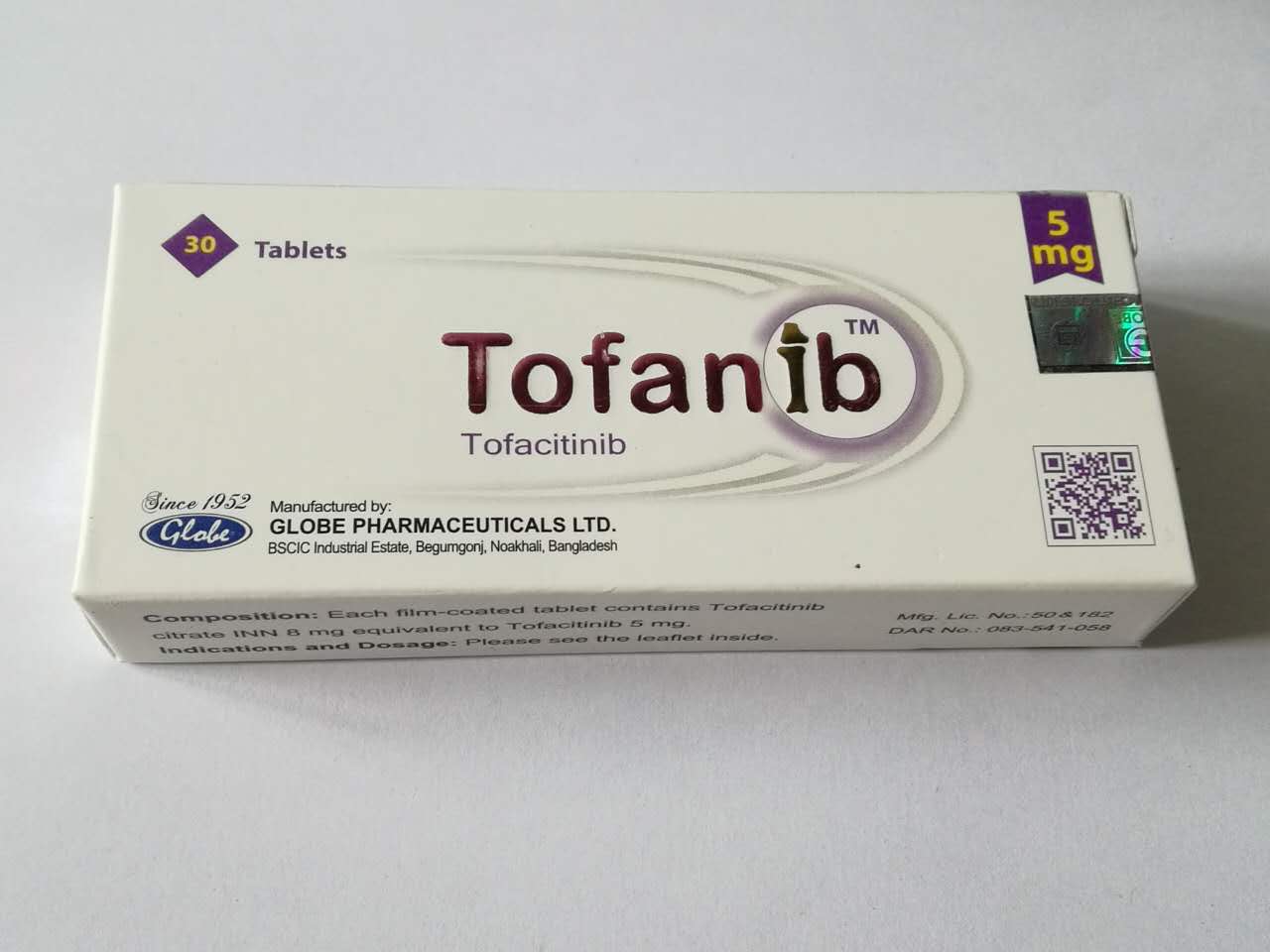 托法替尼（tofacitinib）