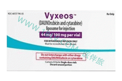 爵士制药的Vyxeos在中国上市了吗？