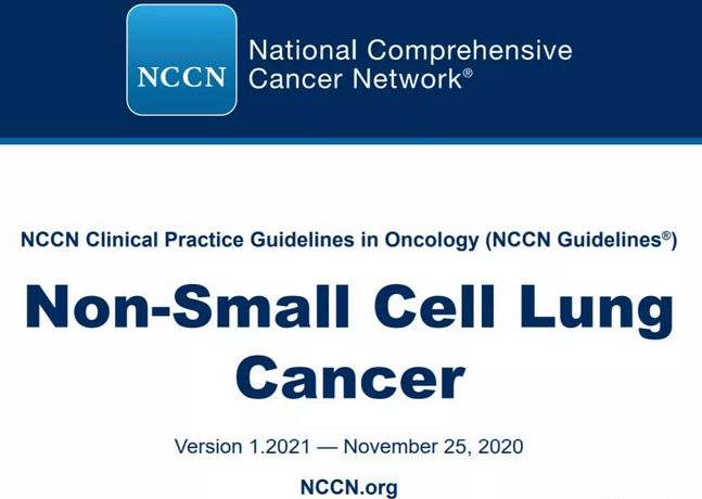 2021版非小细胞肺癌NCCN指南来了！盘点八大靶点治疗方案