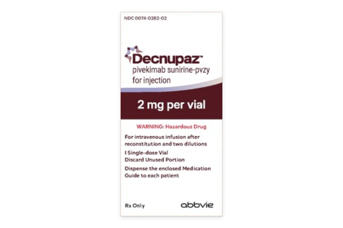 Decnupaz(Pivekimab sunirine)