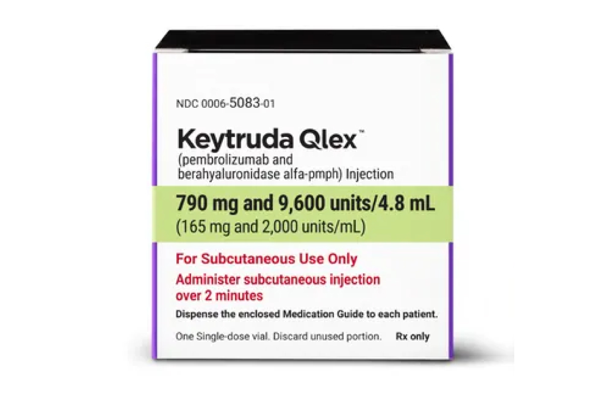 帕博利珠单抗皮下注射剂(Keytruda Qlex)